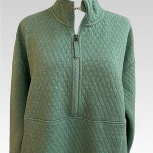 Eddie Bauer Green Pullover size L BRAND NEW